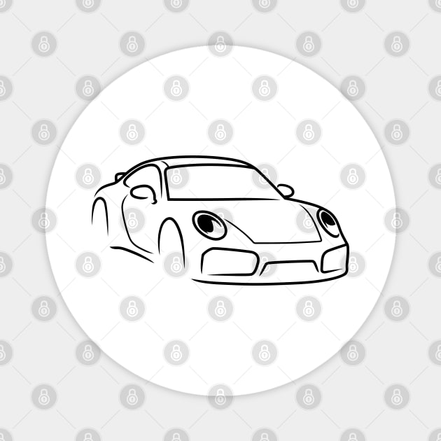 911 car sport racing race Magnet by creative.z